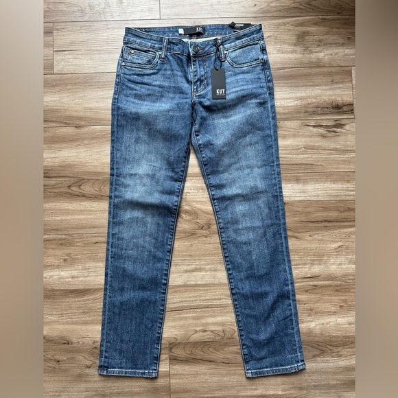 KUT from the Kloth Women's Catherine Boyfriend Jeans Denim Sz 2 NWT - Picture 4 of 12